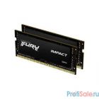 Kingston DRAM 32GB 3200MHz DDR4 CL20 SODIMM (Kit 2x16Gb) FURY Impact KF432S20IB1K2/32