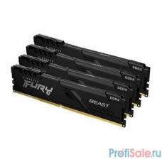 Kingston DRAM 64GB 3200MHz DDR4 CL16 DIMM (Kit 4x16Gb) FURY Beast Black KF432C16BB1K4/64