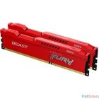 Kingston DRAM 8GB 1600MHz DDR3 CL10 DIMM (Kit of 2) FURY Beast Red KF316C10BRK2/8