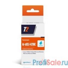 T2 CLI-426C Картридж  (IC-C(C)LI-426-C) для  Canon Pixma iP4840/iP4940/MG5140/MG5240 голубой с чипом