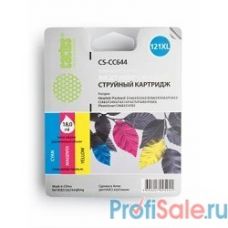 CACTUS CC644HE Картридж струйный Cactus CS-CC644 трехцветный для №121XL HP DeskJet D1663/D2563/D2663/D5563/F2423 (18ml)