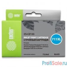 Cactus CZ133A  Картридж  № 711 (CS-CZ133) для HP Designjet T120/520, чёрный, с чипом