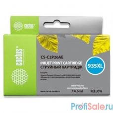 Cactus C2P26AE Картридж №935XL для HP DJ Pro 6230/6830 желтый