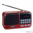 Perfeo радиоприемник цифровой ASPEN FM+ 87.5-108МГц/ MP3/ питание USB или 18650/ красный (i20)) [PF_B4058]