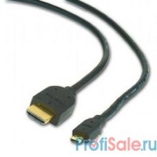 Gembird HDMI-microHDMI позол.разъемы , 19м/19м,1.8 м,черный,  [CC-HDMID-6]