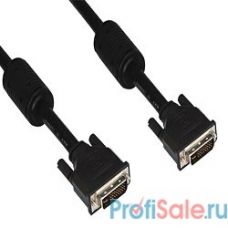 VCOM VDV6300-1.8M Кабель DVI-DVI Dual Link (25M-25M), 1.8m, 2 фильтра