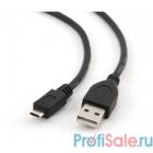 Gembird/Cablexpert CCP-mUSB2-AMBM-0.5M Кабель USB 2.0 Pro , AM/microBM 5P, 0.5м, экран, черный, пакет 