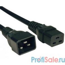 Hyperline PWC-IEC19-IEC20-5.0-BK Кабель питания IEC 320 C19 - IEC 320 C20 (3x1.5), 5 м