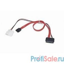 Gembird/Cablexpert Кабель Combo miniSATA , molex+SATA/miniSATA, 6pin+7pin, (длина инт-35см, пит-30см),(CC-SATA-C2)