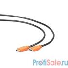 Кабель HDMI Gembird/Cablexpert , 1.8м, v1.4, 19M/19M, серия Light, черный, позол.разъемы, экран (CC-HDMI4L-6)