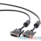 Кабель DVI-D dual link Gembird/Cablexpert , 25M/25M, 3.0м, черный, экран, феррит.кольца, пакет (CC-DVI2-BK-10)