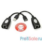 VCOM CU824 Адаптер-удлинитель USB-AMAF/RJ45, по витой паре до 45m 