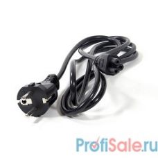 Telecom Кабель питания (TP022-IEC320-C5/SHM-1.8-BK/POWER_CORD_NOTEBOOK_1.8 М) для ноутбуков 1.8m, 3-pin, с заземлением, 220V (Европейский стандарт) [6926123461358]