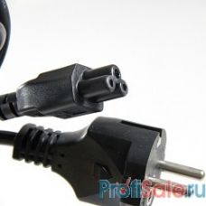 Telecom Кабель питания (TP022-IEC320-C5/SHM-3.0-BK) для ноутбуков 3m, 3-pin, с заземлением, 220V (Европейский стандарт) [6926123461365]