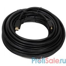 VCOM VHD6020D-25MB Кабель VCOM HDMI 19M/M ver:1.4+3D, 25m, позолоченные контакты, 2 фильтра <VHD6020D-25MB>