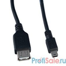 PERFEO Кабель USB2.0 A розетка - Mini USB 5P вилка, длина 0,5 м. (U4201)