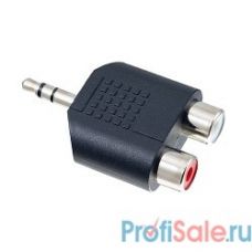 PERFEO Переходник Jack 3.5 мм (стерео) вилка - 2xRCA розетка (A7012)
