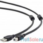 Cablexpert Кабель USB 2.0 Pro CCF2-USB2-AMBM-6, AM/BM, 1.8м, экран, 2феррит.кольца, черный, пакет