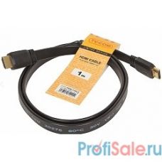 TV-COM Кабель цифровой (CG200F-1M) HDMI 19M/M 1.4V  плоский 1m 