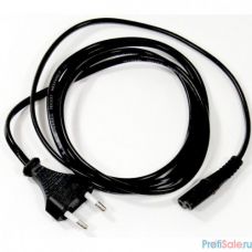 VCOM CE023-CU0.5-1.8M Кабель для аудио-видео техники IEC-320-C7--розетка 220V, 2-pin, 1,8м ,медный 