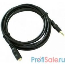 Exegate EX205308RUS Удлинитель звуковой (3.5mm Jack M - 3.5mm Jack F) 2м Exegate, позолоченные разъемы