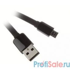 Кабель Continent  USB A - микро USB В 2.0 1м  QCU-5102BK 