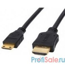 Exegate EX257911RUS Кабель HDMI to miniHDMI (19M -19M) 1.8м Exegate, ver1.4, позолоченные контакты