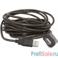 Cablexpert Кабель удлинитель USB 2.0 активный, AM/AF, 5м (UAE-01-5M)