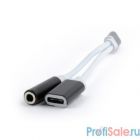 Cablexpert Переходник USB Type-C/Jack3.5 F+ Type-C F, черный, блистер (CCA-UC3.5F-02)