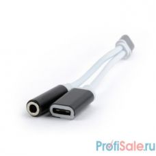 Cablexpert Переходник USB Type-C/Jack3.5 F+ Type-C F, черный, блистер (CCA-UC3.5F-02)