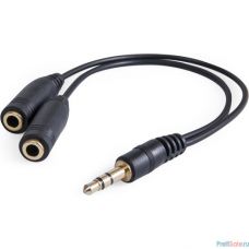 Defender Переходник Headset Jack 2*3.5jack—3.5 4pin jack 0,15м (63012)