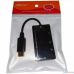 ORIENT Кабель-адаптер C311, DisplayPort M -> HDMI/ DVI-I/ VGA+Audio, длина 0.2 метра, черный (30571)