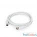 Gembird Кабель Кабель телевизионный, Coaxial M/F, белый, 3м (CCV-515-W-3M)