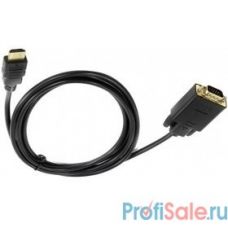 VCOM CG596-1.8M Кабель-переходник HDMI --> VGA_M/M 1,8м 