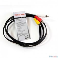 Telecom Кабель соединительный (TAV4545-1.5M) 3.5 Jack (M)/3 RCA (M) 