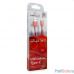 Cablexpert Кабель USB 2.0 CC-S-USBC01R-1M, AM/Type-C, серия Silver, длина 1м, красный, блистер
