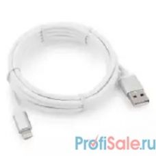 Cablexpert Кабель для Apple CC-S-APUSB01W-0.5M, AM/Lightning, серия Silver, длина 0.5м, белый, блистер