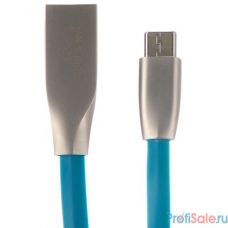 Cablexpert Кабель USB 2.0 CC-G-USBC01Bl-1M AM/Type-C, серия Gold, длина 1м, синий, блистер