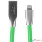 Cablexpert Кабель для Apple CC-G-APUSB01Gn-1M, AM/Lightning, серия Gold, длина 1м, зеленый, блистер