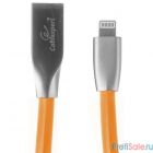 Cablexpert Кабель для Apple CC-G-APUSB01O-1M, AM/Lightning, серия Gold, длина 1м, оранжевый, блистер