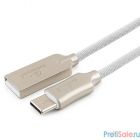 Cablexpert Кабель USB 2.0 CC-P-USBC02W-1.8M AM/Type-C, серия Platinum, длина 1.8м, белый, блистер