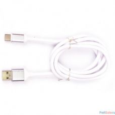 Harper Силиконовый Кабель для зарядки и синхронизации USB - USB type-C , SCH-730 white (1м, способны заряжать устройства до 2х ампер)