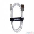PERFEO Кабель для iPhone, USB - 8 PIN (Lightning), белый, длина 1 м. (I4301)