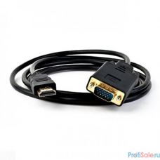 ORIENT  Кабель-адаптер HDMI M  C702 --> VGA 15M, длина 1.8 метра, черный