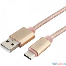 Cablexpert Кабель USB 2.0 CC-U-USBC01Gd-1.8M AM/TypeC, серия Ultra, длина 1.8м, золотой, блистер		