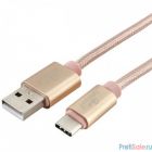 Cablexpert Кабель USB 2.0 CC-U-USBC02Gd-1.8M AM/TypeC, серия Ultra, длина 1.8м, золотой, блистер		