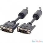 Кабель DVI-D dual link Cablexpert CC-DVI2L-BK-10, 25M/25M, 3.0м, CCS, черный, экран, феррит.кольца, 