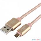 Cablexpert Кабель USB 2.0 CC-U-mUSB01Gd-1.8M AM/microB, серия Ultra, длина 1.8м, золотой, блистер
