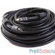VCOM HDMI 19M/M ver:1.4+3D, 25m, позолоченные контакты, 2 фильтра <VHD6020D-25MB> 