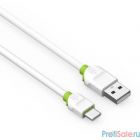LDNIO LD_B4511 LS35/ USB кабель Type-C/ 2m/ 2.4A/ медь: 120 жил/ White